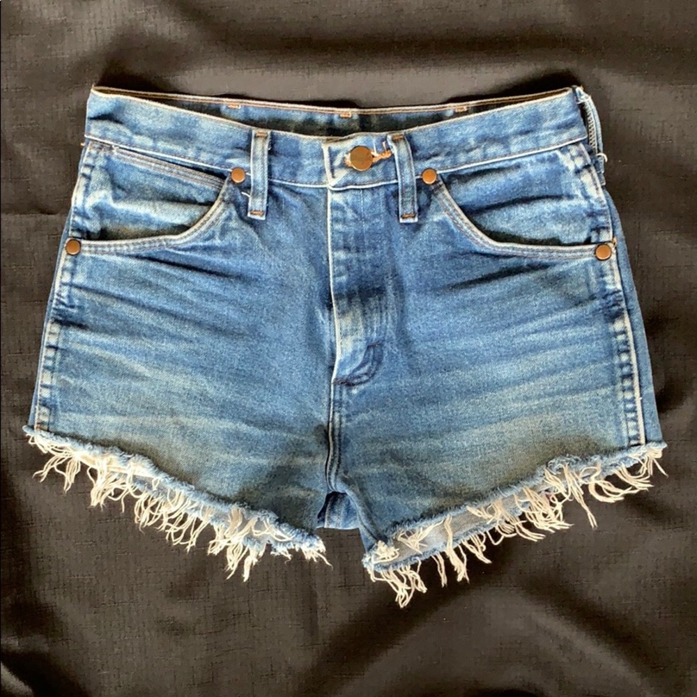 Wrangler High Waisted Jean Shorts